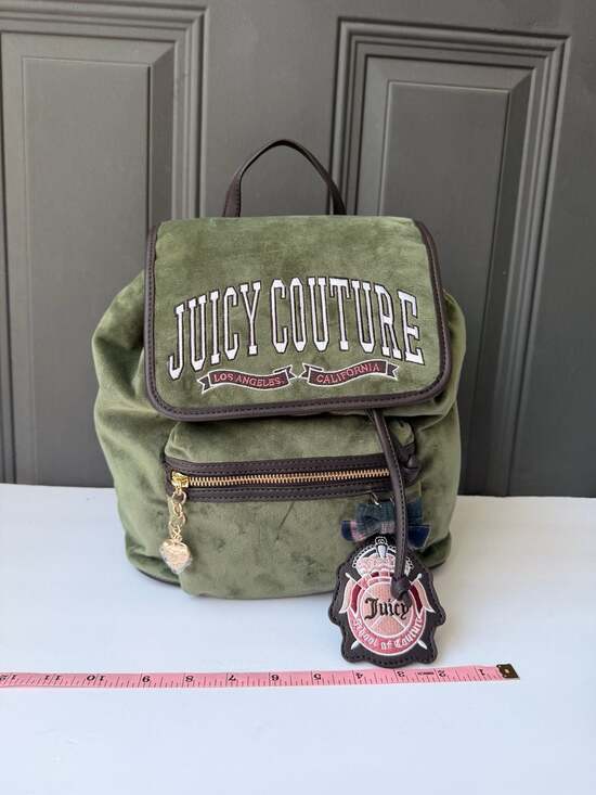 Juicy Couture Handbags - Juicy Couture Couture University Backpack in Super Greens
